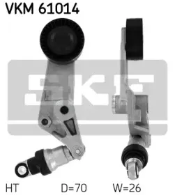 VKM 61014 SKF Натяжной ролик, поликлиновойремень VKM 61014 SKF Натяжной ролик, поликлиновойремень